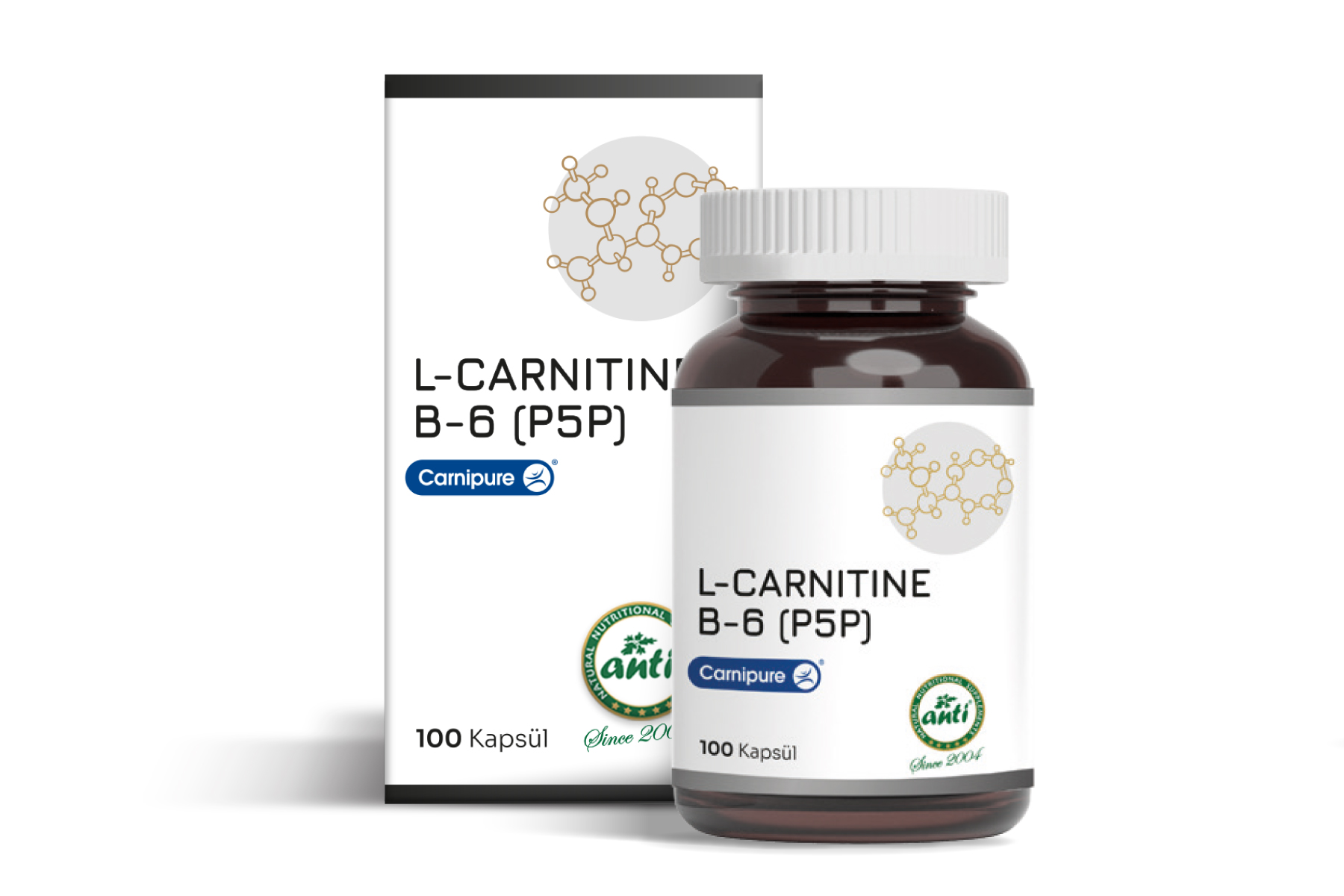 L Carnitine Kapsül (Carnipure) & B6 (P5P)