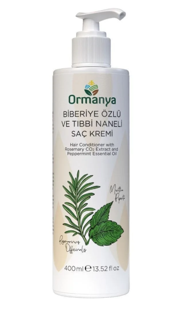 Biberiye Özlü Ve Tıbbi Naneli Saç Kremi - 400 ml